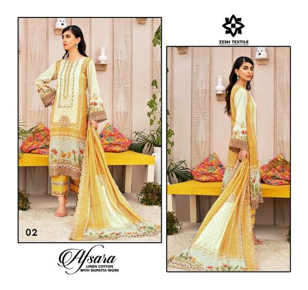 Zesh AFsara – Dress Material